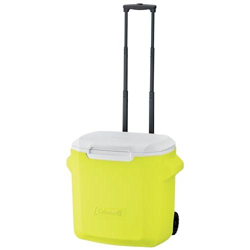 Coleman(コールマン) ホイールクーラー/28QT(ライムイエロー) 26L 保冷力約2日 キャリー キャンプ アウトドア 釣り お花見 | 