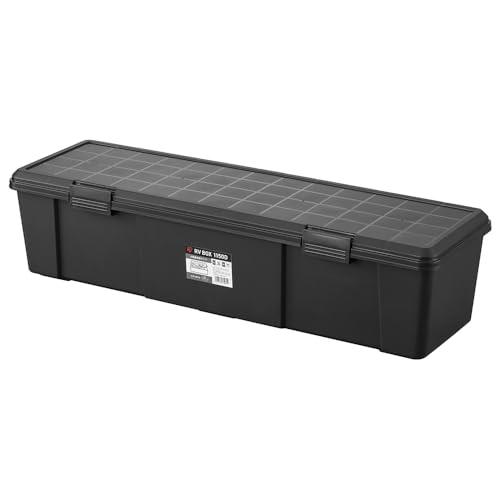 アイリスオーヤマ 収納ボックス 収納ケース 77L RVBOX 屋外収納 コンテナ アウトドア 幅115×奥行35×高さ28cm RV1150D | 