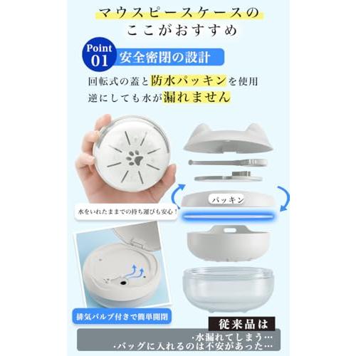 歯科衛生士監修 マウスピース ケース 部分入れ歯ケース コンパクト