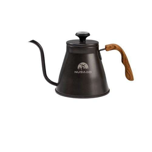 NUBAGO コーヒーケトル 細口 1200ML コーヒーポット ドリップ用 ドリップポット ステンレス製 ドリップケトル 直火 IH対応 キャ | 