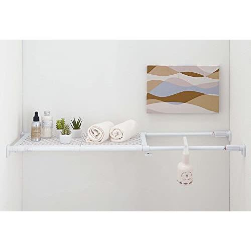 HEIAN SHINDO つっぱり棚 強力タイプ メッシュ ホワイト 耐荷重50~30kg 幅73~112cm TAI-7 平安伸銅工業 |  | 01