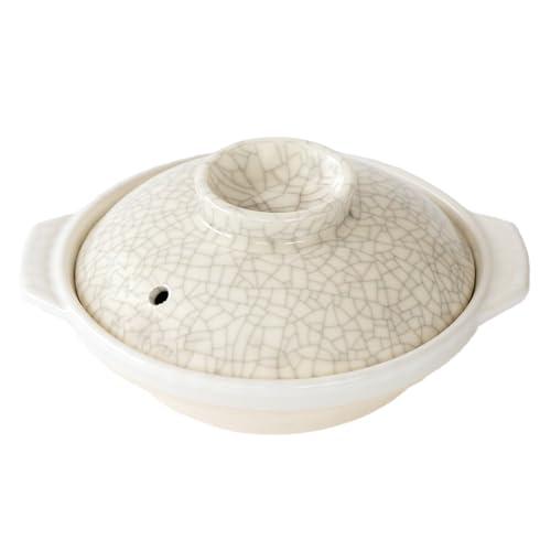 銀峯陶器 土鍋 京型 墨貫入 鍋焼きうどん用鍋 6号 一人用 約600ml 直火対応 保温性 萬古焼 日本製 11061 | 