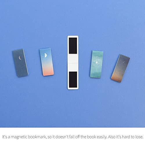 モノライク マグネット式 しおり つき Moon Ver.2 Bookmarks 5個 セットマグネットブックマーク |  | 02