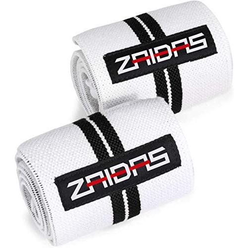ZAIDAS(ザイダス) リストラップ 60cm ウェイトトレーニング 筋トレ 手首サポーター 手首固定 ホワイト/ブラック | 