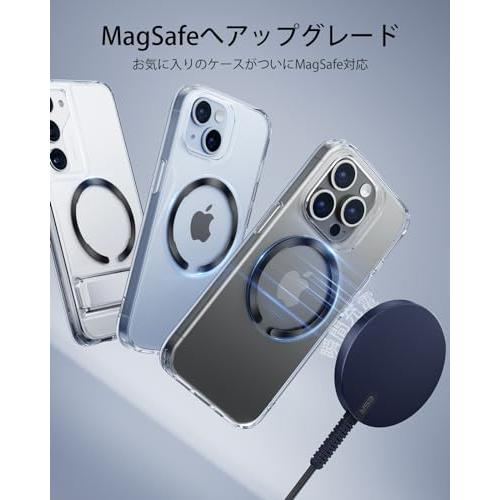 ESR magsafe リング マグセーフ シール 強力吸着 マグネットリング 磁気ワイヤレス充電対応キット 超薄型 MagSafe対応メタルリ |  | 01