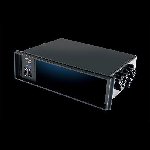 槌屋ヤック(Tsuchiya Yac) 車内用品 車内オーディオ用品 DIN BOX USB 電源 2.4A ブラック VP-D12 |  | 01