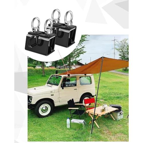 Usteetic テント取り付け用カージョイント 自在金具 2個セット 取り付け簡単 日本語説明書付き |  | 02