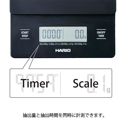 HARIO(ハリオ) V60ドリップスケール ブラック コーヒースケール 計量   贈り物 VSTN-2000B |  | 01