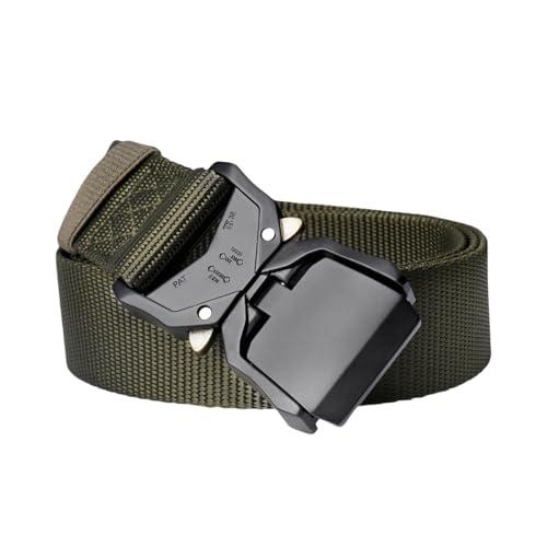 [Clair&Gina] ベルト タクティカルベルト ナイロンベルト クイックリリースバックル付き 無段階調節 作業用ベルト アウトドア ミリタ | 