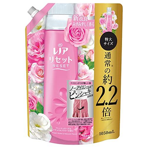 レノア リセット フレッシュローズ&ナチュラルフラワー 詰め替え 特大 1050ml | 