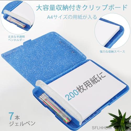 SFLHHDM クリップボード a4 二つ折り A4 バインダー 可愛い クリアファイル a4 収納付き 多機能 クリップボードフォルダ 壁掛け |  | 01