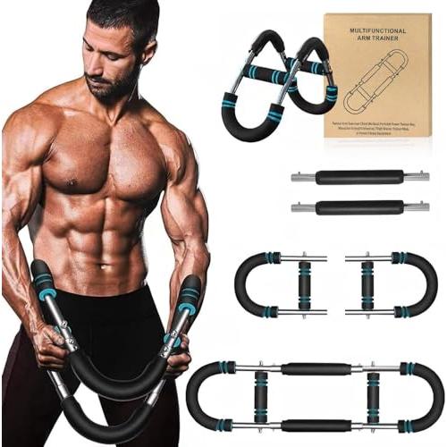 新昇級版モデル 筋トレ アームバー エキスパンダー 大胸筋トレーニング器具 握力 リスト アームレスリング器具 筋トレグッズ 腕強化 上半身の筋 | 