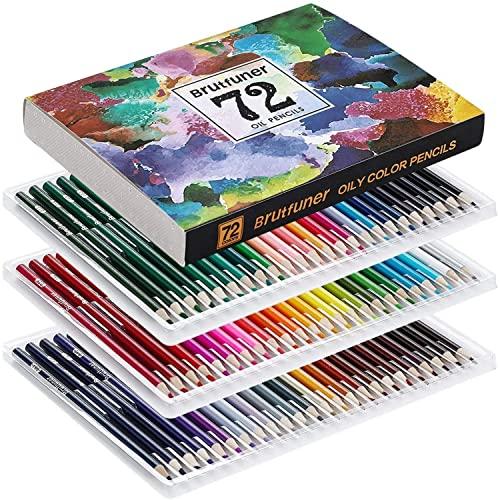 Roleness 色鉛筆 72色 油性 子供 大人 塗り絵 色鉛筆セット プロ