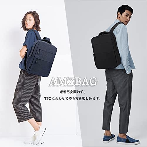 [Amzbag] リュック メンズ レディース リュックサック ビジネスリュック 軽量 薄型 スリム バックパック 大容量 多機能 15.6 P |  | 01