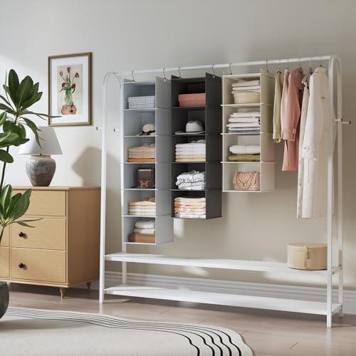 YOUDENOVA クローゼット 吊り下げ収納 5段 折りたたみ 収納ラック 吊り下げ 収納 吊り下げ 衣類収納 帽子収納 省スペース バッグ |  | 01