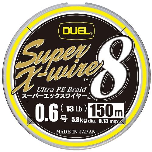 DUEL (デュエル) PEライン 釣り糸 スーパーエックスワイヤー8  ライン 釣りライン 釣具 高強度 高感度  0.6号 150m 5色/ | 