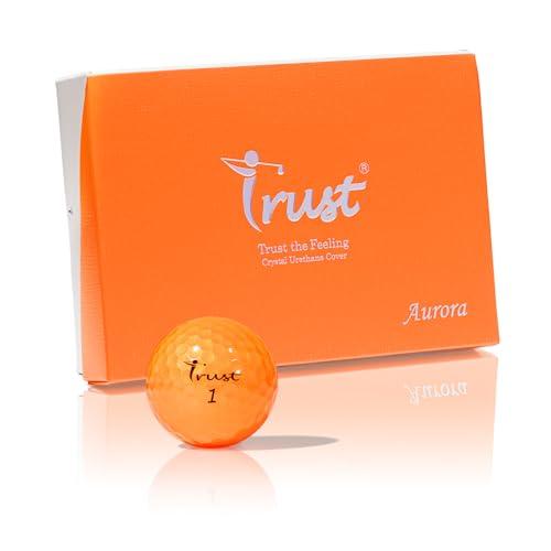 TrustトラストゴルフボールAurora(オーロラ) 被らない 目立つ