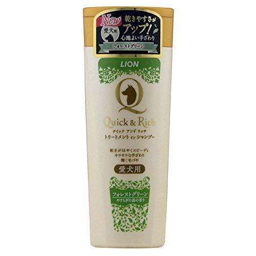 ライオン (LION) クイック&リッチ トリートメントインシャンプー 全犬種用 フォレストグリーン 200ml |  | 02