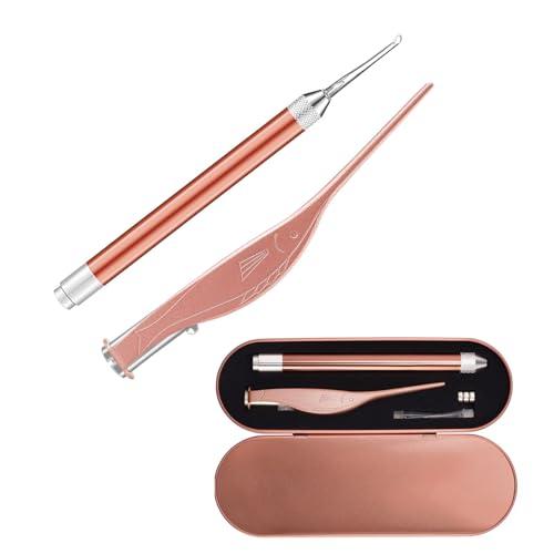 DFsucces LEDライト付き 耳かき ピンセット 耳掃除 イヤークリーナー はっきり見える 子供用 お年寄り用 家庭用 耳かき ライト 携 | 