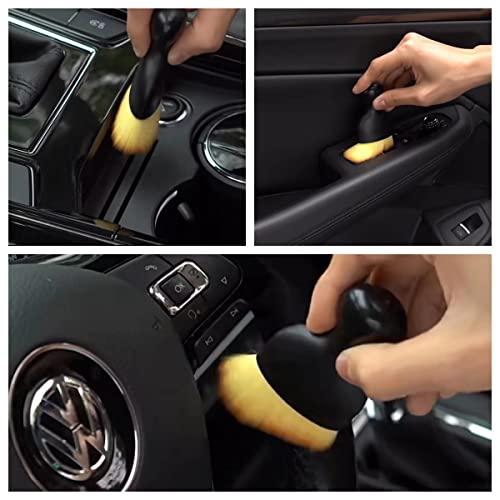 Secchuu 車内掃除用ブラシ ホイールブラシ ディテールブラシ ディテーリングブラシ 柔らかい 洗車ブラシ メイクブラシ 毛先が柔らかい 換 |  | 02