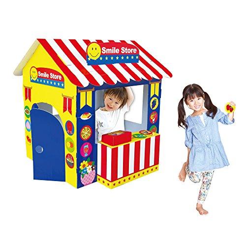 カーボーイ NEWおみせやさん２ 本格的なお店さんごっこができる！ 商品（食べ物やおかし）・コインのプレートで盛り上がる ダンボールハウス おえ | 