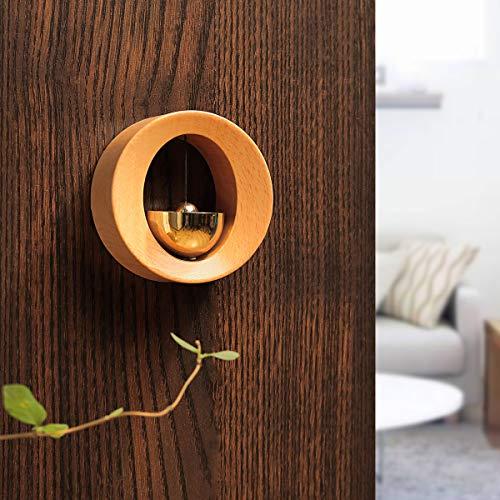 iwoo ドアベル 原木製 モダン 優しい音のドアチャイム マグネット 玄関 風鈴 チャイムドア ホーム ショップ 店舗 壁掛 デコレーション |  | 02