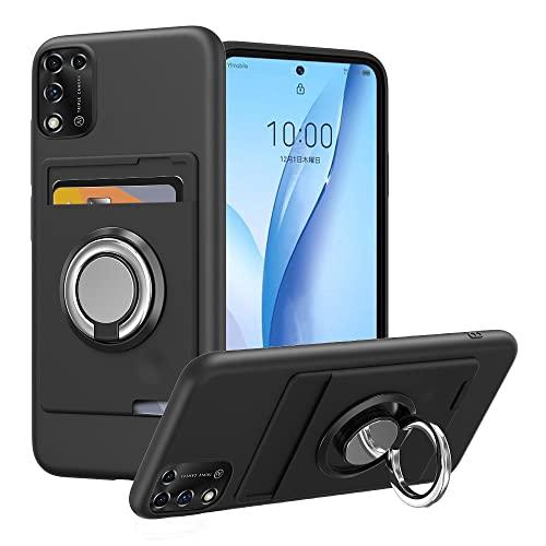 Sitikai For ZTE Libero 5G III ケース A202ZT リング付き カード収納