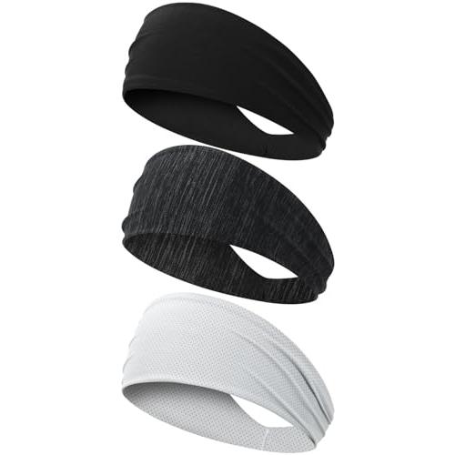 改良冷感素材 ヘッドバンド メンズ ヘッドバ 熱気を逃す冷感構造・頭に程よくフィット ヘアターバン 汗止め スポーツ 洗顔 高弾力 吸汗速乾 ラ | 