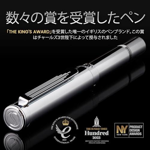 Scriveiner シルバー クローム ボールペン EDC 高級 ペン 華やか 重厚