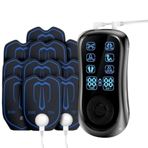 SENPPLE リラクゼーション器 EMS微電流ケア 筋トレグッズ 6モード 19階段強度 全身筋肉刺激 超軽量 誕生日 母の日 父の日 両親の | 