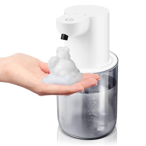 JEMISUN ソープディスペンサー 自動 泡 ハンドソープ 詰め替え 400ml 吐出量4段階調節 壁掛け 充電式 防水 食器用洗剤 キッチン | 