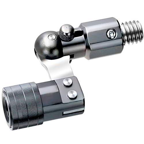 SANLIKE タモジョイント 玉枠用ジョイント 折りたたみ式 ロックタイプ 簡単に取り付け ネットジョイント釣具 GRAY | 