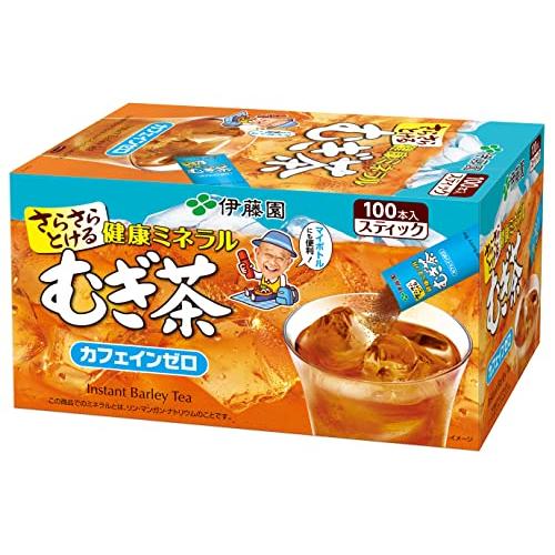 伊藤園 健康ミネラルむぎ茶 粉末 0.8g×100本 スティックタイプ | 