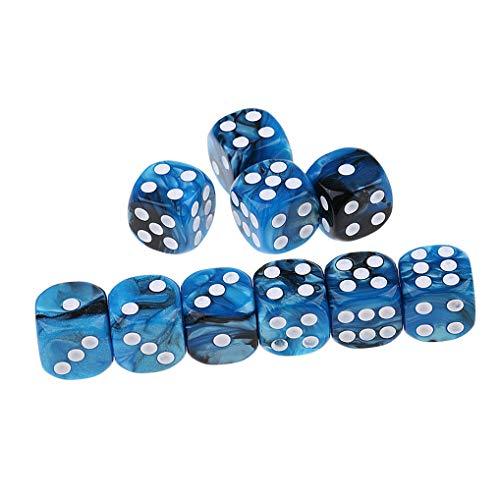 Yourandoll 10個 多面体ダイス D6サイコロ 6面ダイス16mm Dungeons and Dragons 、DND、 TRPG、 |  | 02