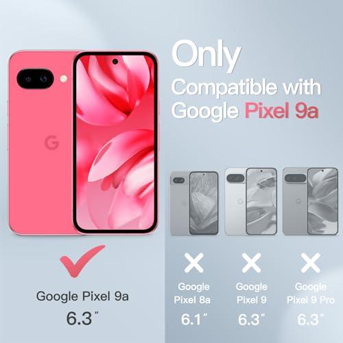 JETech マットケース Google Pixel 9a 6.3 インチ 2025 用 薄型 半透明