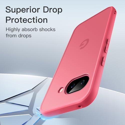 JETech マットケース Google Pixel 9a 6.3 インチ 2025 用 薄型 半透明