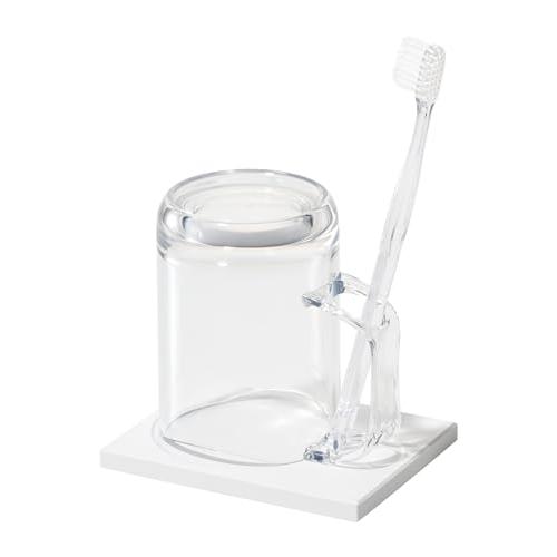 ライクイット ( like-it ) 衛生的に使える うがいコップ 水が切れる スタンドマグ樹脂製 軽量 マグ & トレー マグ:幅10x奥7. | 