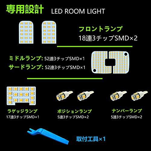 キャラバン LED ルームランプ セット E26系 GX NV350 電球色 ZXREEK キャラバン LED ルーム ランプ 電球色 NISSAN CARAVAN NV350 GX