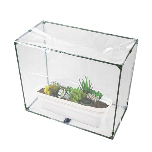 daim すっぽり 保温 カバー 小 幅60cm×奥行30cm×高さ50cm プランター 家庭菜園 保温 多肉植物 苗 野菜 植物 風よけ 霜除 | 