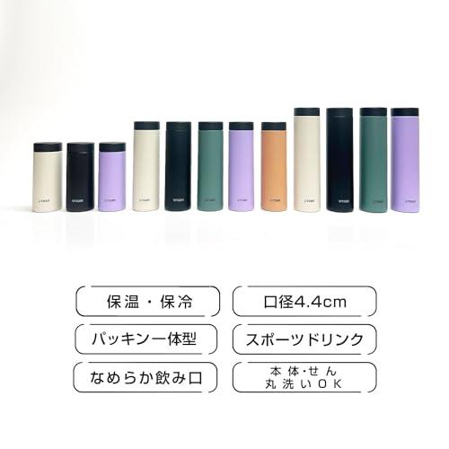 食洗器対応・パッキン一体モデル タイガー魔法瓶(TIGER) 水筒 350ml 白湯OK スクリューステンレスボトル ふたとパッキンが一体化で洗 |  | 01
