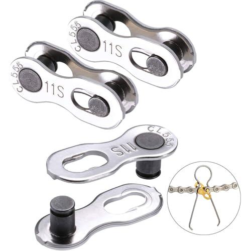 自転車 ミッシングリンク 11 s 速 CL555 チェーン クイックリンク プライヤー工具付き 再利用可 3セット入 | 