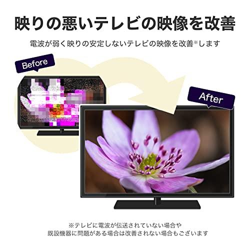 日本アンテナ 4K8K対応 卓上型ブースター 地デジ/BS・110°CS増幅 22dB