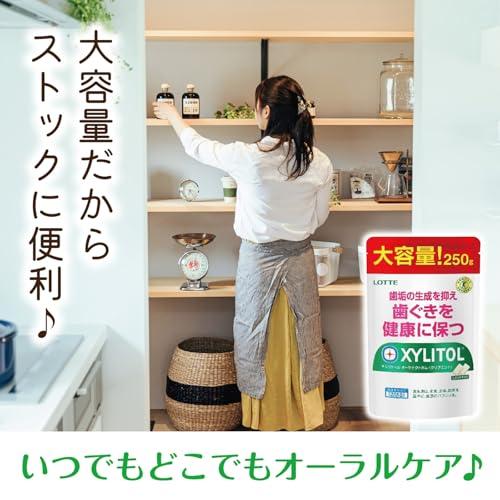 ロッテ キシリトール オーラテクトガム(クリアミント)大容量パウチ 250g |  | 01