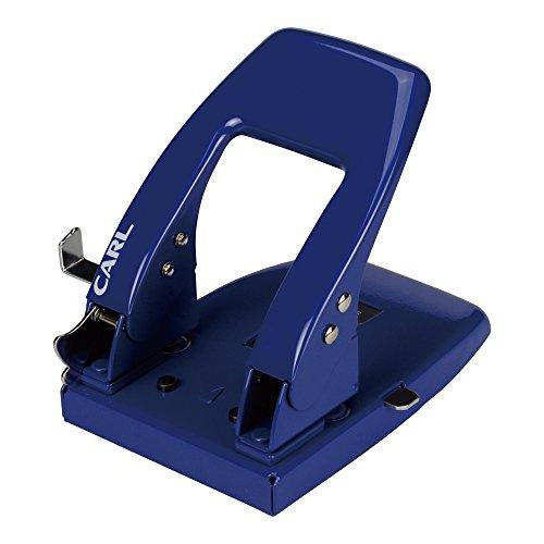 カール事務器 穴あけパンチ 2穴 50枚 シングルゲージ ブルー SD-85-B | 