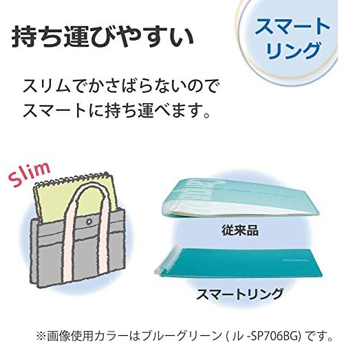 コクヨ ルーズリーフ バインダー キャンパス スマートリング B5 26穴 最大60枚 透明 ル-SP706T |  | 02