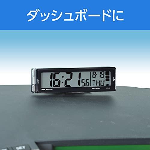 セイワ(SEIWA) 車内用品 デジタル時計 ソーラー電波クロック WA80 ブルーLEDバックライト ソーラーパネル搭載 |  | 02