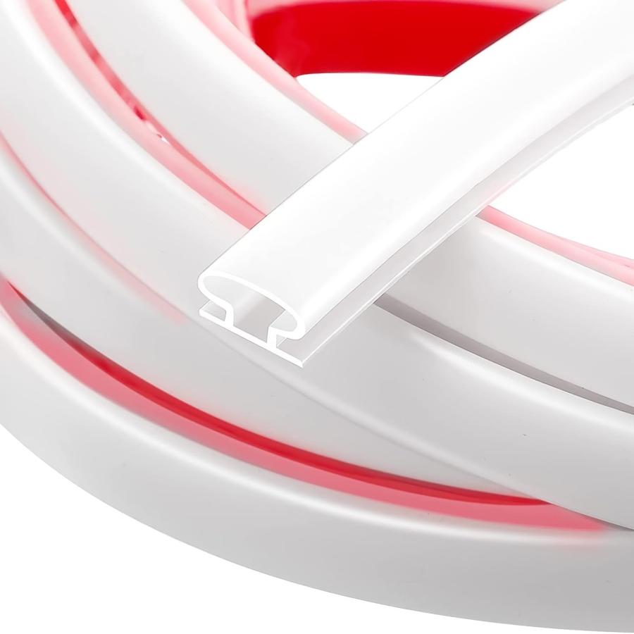 AMXIKIN ドア戸あたり隙間テープ ドア すきま風防止 隙間パッキン 防音パッキン 引き戸 窓 扉 玄関用すきまテープ 両面テープ付 全長は | 