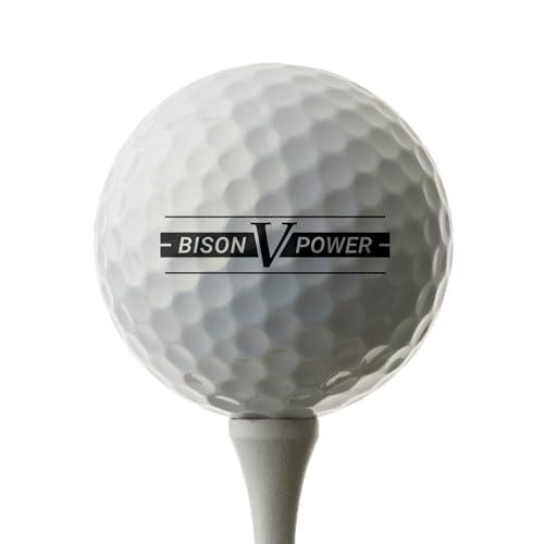 TrustトラストゴルフボールBison V Power 飛ぶ 圧倒的な飛距離 狙ったところに止まる 心地よい手応え ウレタンカバー3ピース ヘ |  | 01