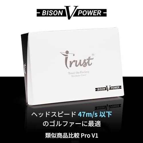 TrustトラストゴルフボールBison V Power 飛ぶ 圧倒的な飛距離 狙ったところに止まる 心地よい手応え ウレタンカバー3ピース ヘ |  | 02