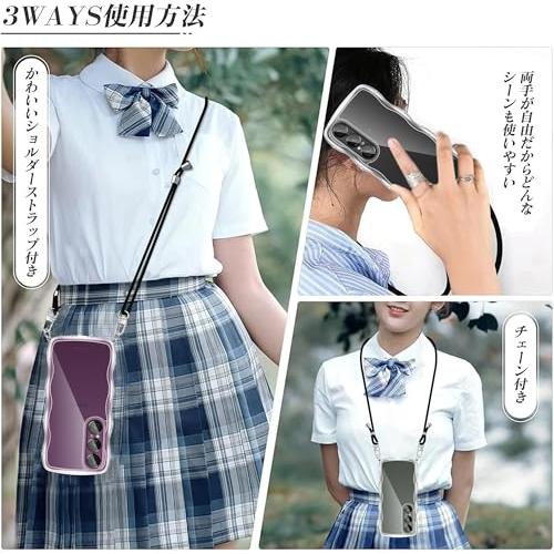 Xperia 1 VII ケース/SO-51F ケース クリア ショルダー エクスペリア